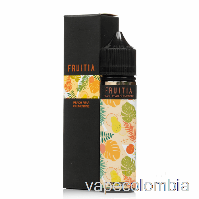 Vape Desechable Melocotón Pera Clementina - Fruitia - 60ml 6mg